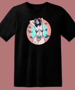 Girls Are Demon Graphic  80s T Shirt Style