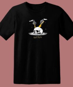 Gluttony Skull 80s T Shirt