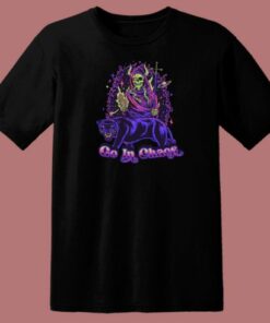 Go In Chaos With Satan 80s T Shirt Style 1 Go In Chaos With Satan 80s T Shirt Style 2