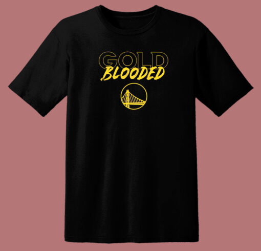 Golden State Warriors Gold Blooded T Shirt Style