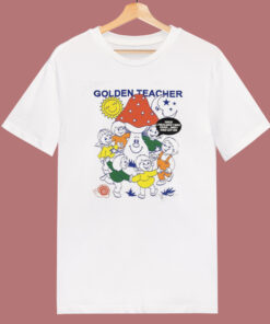 Golden Teacher Mushroom T Shirt Style 1