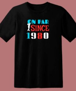 Golf Birthday 80s T Shirt