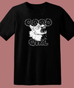 Good Girl Black Flowy Muscle T Shirt Style