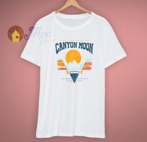 Graphic Canyon Moon Authentic T Shirt