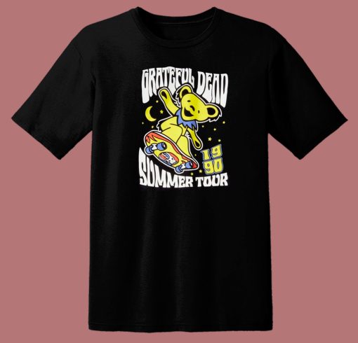 Grateful Dead Skating Bear 80s T Shirt Style