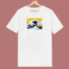 Great Wave Off Kanagawa Parody 80s T Shirt