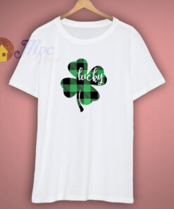 Green Plaid St Patricks Day T Shirt