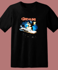 Gremlins Gizmo Keyboard Funny 80s T Shirt