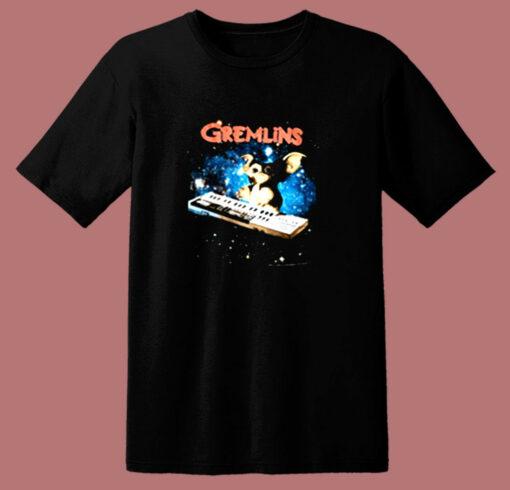 Gremlins Gizmo Keyboard Funny 80s T Shirt