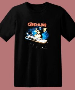 Gremlins Gizmo Keyboard Funny 80s T Shirt