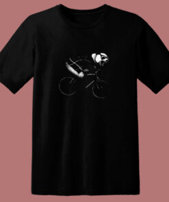 Grey Style Hipster Panda 80s T Shirt