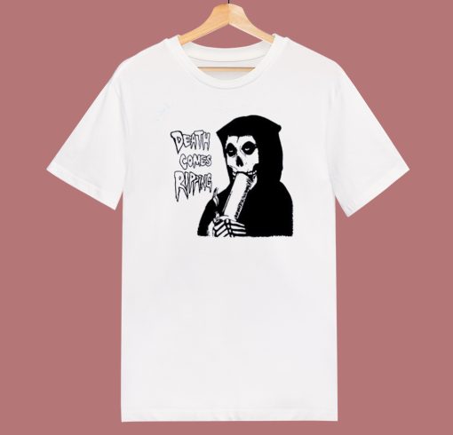 Grim Reaper Death Comes Ripping T Shirt Style