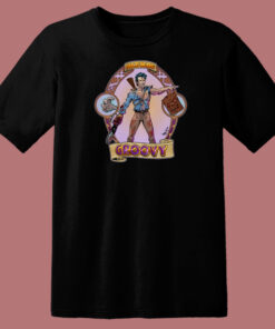 Groovy Ash from Evil Dead 80s T Shirt Style