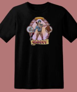 Groovy Ash from Evil Dead 80s T Shirt Style