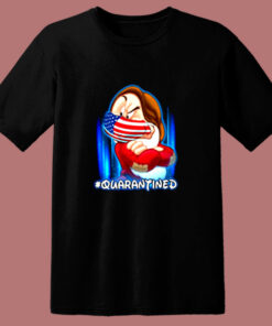 Grumpy Dwarf American Flag Face Mask 80s T Shirt