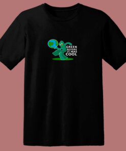 Gumby Green Before It Was Cool Earth Planet 80s T Shirt 1
