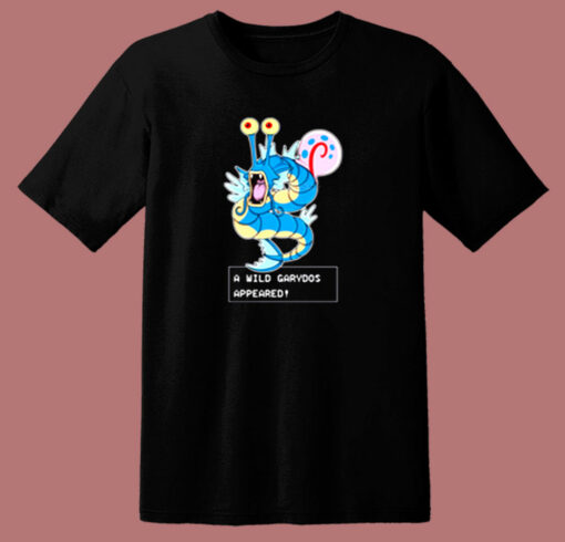 Gyarados Pokemon Gary Spongebob 80s T Shirt