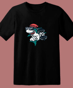 Gym Shark Cartoon 80s T Shirt 1