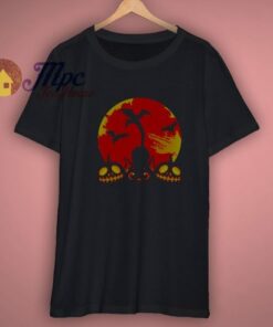 Halloween Cat birthday Gift T Shirt