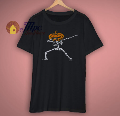 Halloween Dab Skeleton Toddler Kids T Shirt