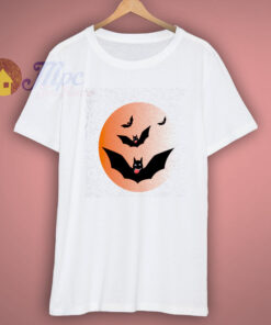 Halloween Flying Bats Scary T Shirt
