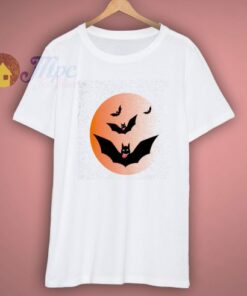 Halloween Flying Bats Scary T Shirt
