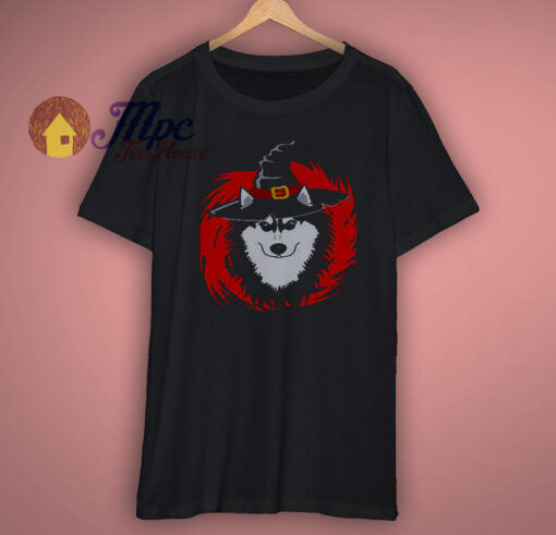 Halloween Husky dog T Shirt