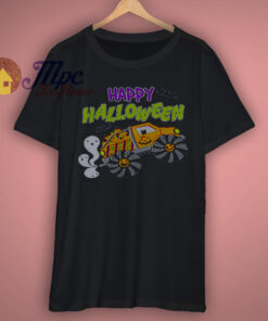 Halloween Monster Truck with Pumpkins Shirt 1