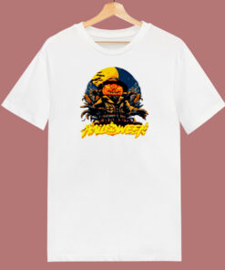 Halloween Puglie Funny 80s T Shirt