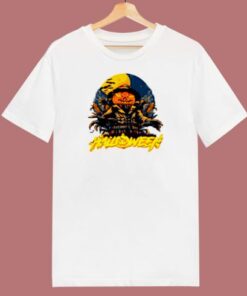 Halloween Puglie Funny 80s T Shirt