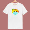 Halloween Pumpkin In A Face Mask 80s T Shirt