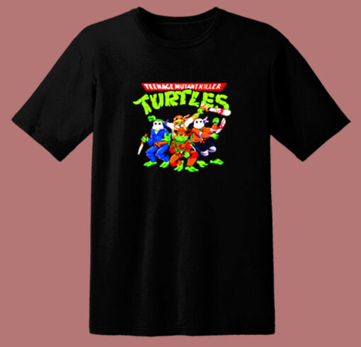 Halloween Teenage Mutant Killer Ninja Turtles 80s T Shirt