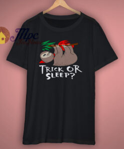 Halloween Trick or Sleep T Shirt 1