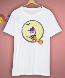 Halloween Unicorn Witch T Shirt
