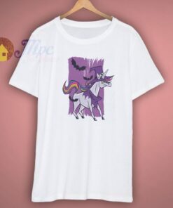 Halloween Unicorn Witch T Shirt 1