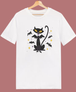 Halloween Vampire Cat T Shirt Style