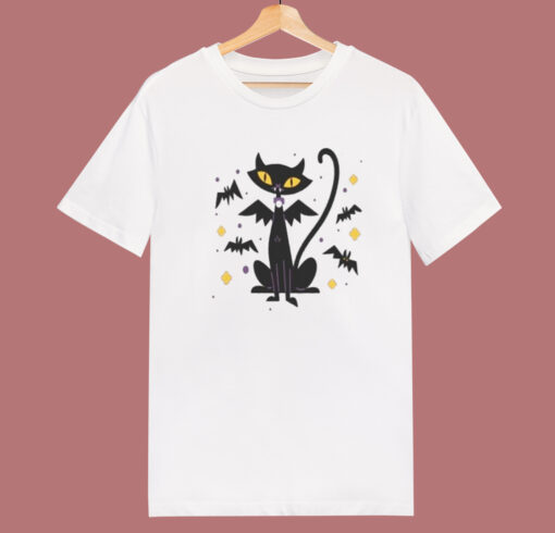 Halloween Vampire Cat T Shirt Style