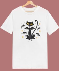 Halloween Vampire Cat T Shirt Style