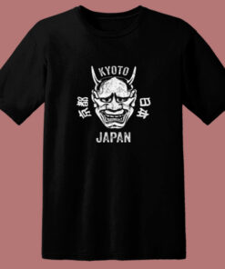 Hannya Noh Mask Japan Oni Demon 80s T Shirt