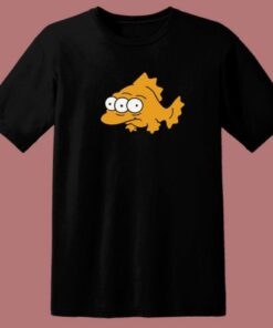 Happy Blinky Fish 80s T Shirt Style