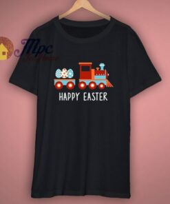 Happy Easter Train Funny T Shirt