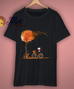 Happy Fall Autumn Leaves Snoopy