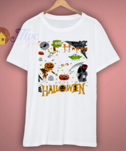 Happy Halloween Scary Retro T Shirt 1