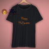 Happy Halloween with Bats T Shirt