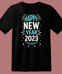 Happy New Year Blooming T Shirt Style