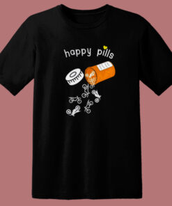 Happy Pills Motorbike T Shirt Style