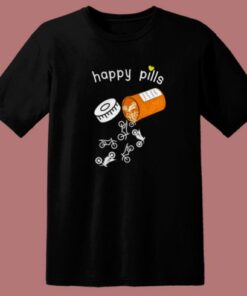 Happy Pills Motorbike T Shirt Style