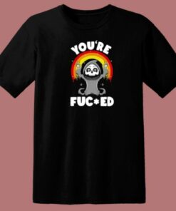 Happy Reaper Fcked 80s T Shirt Style