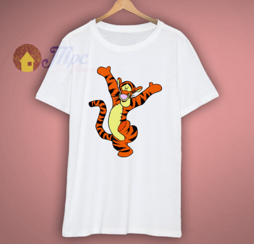 Happy Tiger Cartoon T Shirt