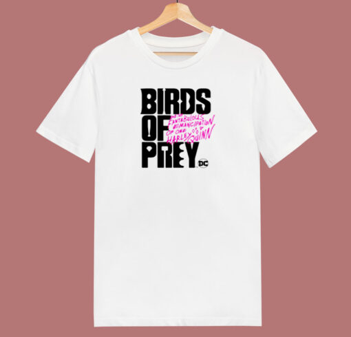 Harley Quinn Birds Of Prey Movie Logo 80s T Shirt
